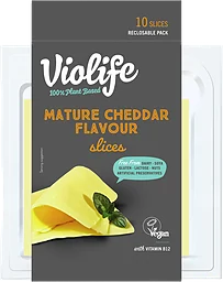 Slices Cheddar Flavour Vegansk