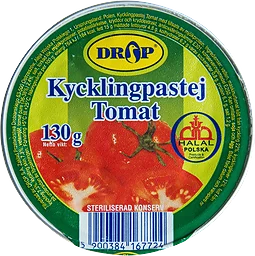 Kycklingpaté med tomat Halal