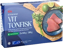 Vit tonfiskfilé Fryst