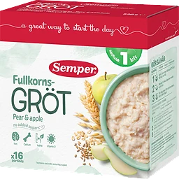 Fullkornsgröt med Frukt