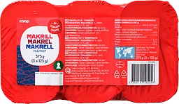Makrillfiléer 3-pack