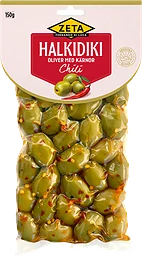 Chili Halkidiki Oliver med Kärnor