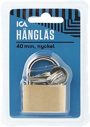 Hänglås 40mm nyckel