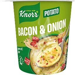 Potatismos Bacon & Lök Snack Pot