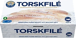 Torskfilé Styckfrysta Hela