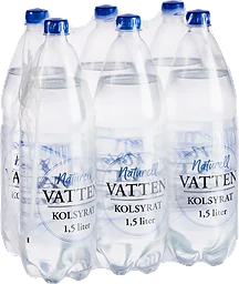 Kolsyrat vatten Naturell 6-p Ica