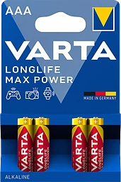 Batteri Longlife Max Power AAA 4-p