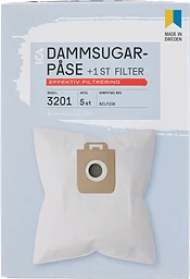 Dammsugpåse 3201 5-p