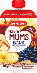 Fruktmums Blåbär Havre