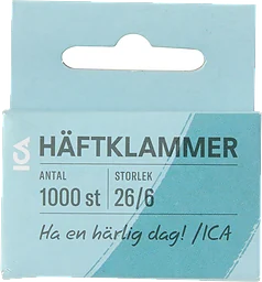 Häftklammer 26/6 1 000 st