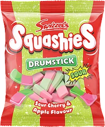 Drumstick Sour Cherry Apple Squashies