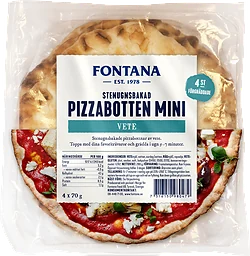 Pizzabotten Mini Vete 4-pack