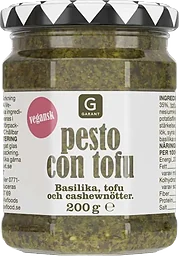 Pesto Con Tofu Vegansk