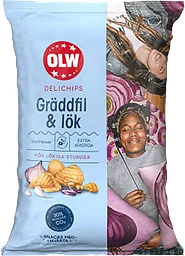 Delichips Gräddfil&Lök