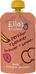 Puré Persika & banan 4 Mån Eko