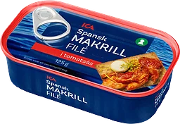 Makrillfilé i tomatsås