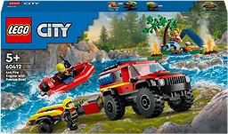 4x4 Brandbil med räddningsbåt 60412