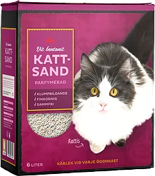 Kattsand Vit Parfymerad