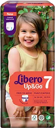 Byxblöjor Up&Go Strl 7 16-26kg 30-p Miljömärkt