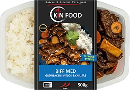Ryggbiff Grönsaker Vitlök & Chilisås