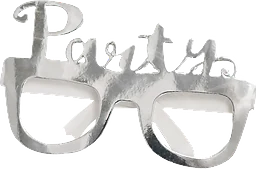 Partyglasögon silver 8-p