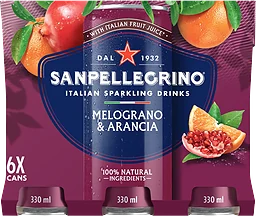 Läsk Melograno/Arancia 6-p