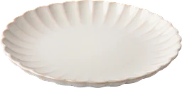 Assiett Snäcka Vit 20cm
