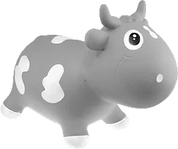 Hoppdjur Ko Grå, Kidzz Farm
