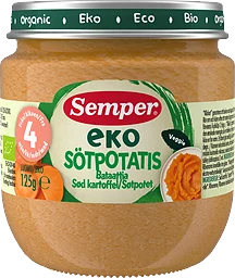 Barnmat Sötpotatis 4 Mån Eko