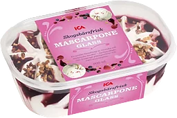 Glass Mascarpone & skogsbär