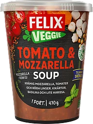 Soppa Tomato och Mozzarella