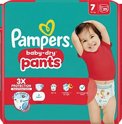 Blöjor Baby Dry Pants 7 15+kg