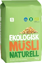 Müsli Naturell Ekologisk