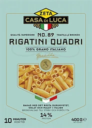 Pasta Rigatini Quadri