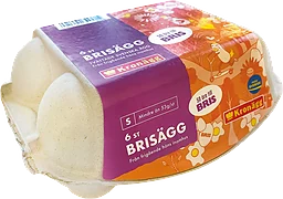 Ägg BRIS Frigående S 6-p