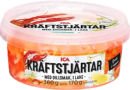 Kräftstjärtar med dillsmak i lake