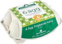 Ägg Frigående höns M/L 6-p