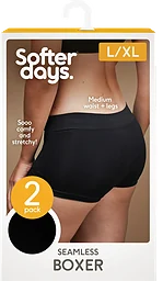 Boxer Seamless Svart