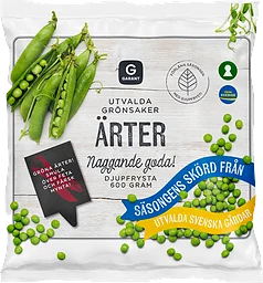 Ärter Svenska Frysta