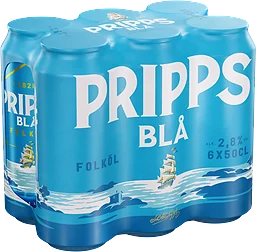 Öl Ljus Lager Folköl 2.8% 6x50cl
