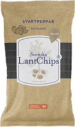 Svartpeppar Räfflade Chips