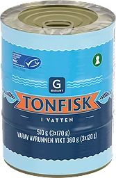 Tonfisk Vatten