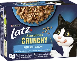Kattmat Crunchy Fisk 10-pack