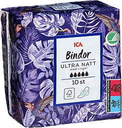 Binda Ultra Natt med vingar 10-p