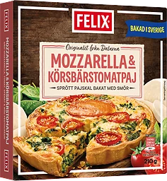 Mozzarella Körsbärtomat Paj Fryst/1 Port