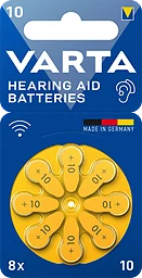 Batteri Hörapparat 10 8-pack