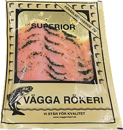 Lax Gravad Skivad Vägga Rökeri
