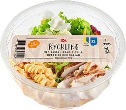Kycklingsallad med Pasta Chili XL