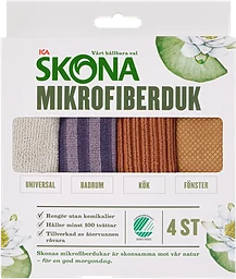 Mikrofiberduk Trend 4-p Skona