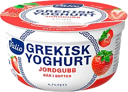 Grekisk Yoghurt Jordgubb 4,8% Laktosfri